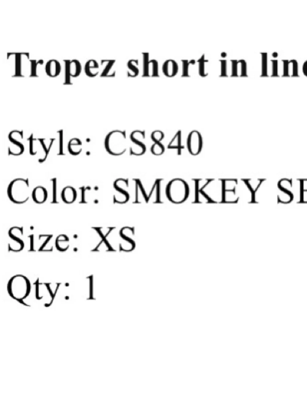 Women’s Tropez Short in Linen Stripe